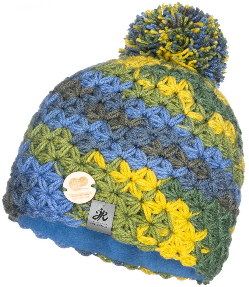 Ciepła czapka zimowa z pomponem Handmade