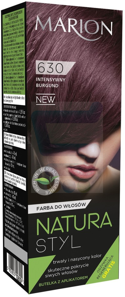 Marion Natura Styl Farba do włosów Intensywny Burgund nr 630