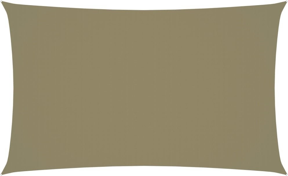 vidaXL Prostokątny żagiel ogrodowy, tkanina Oxford, 3x6 m, beżowy 135158