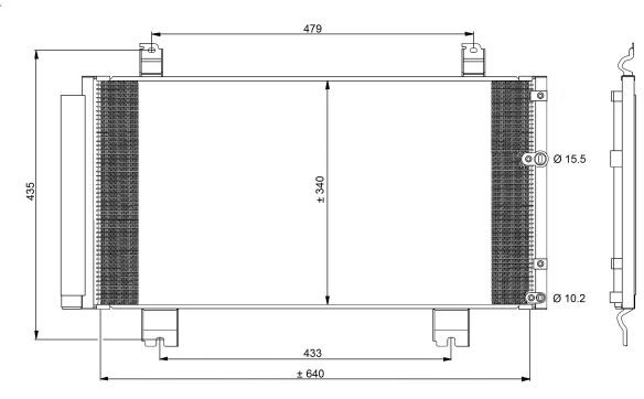 NRF Skraplacz, klimatyzacja NRF 350100