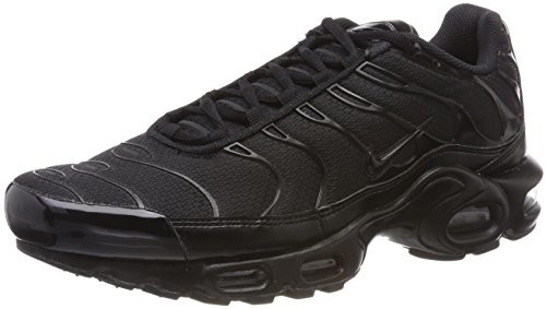 Nike Buty męskie Air Max Plus czarne materiał tekstylny/syntetyk, czarny, 44.5 eu 604133_050