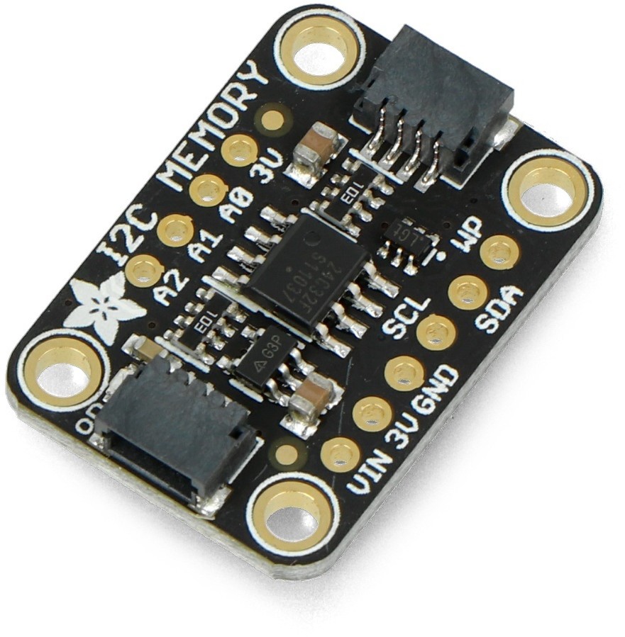 Adafruit Moduł z pamięcią EEPROM - 24LC32 - 32Kbit / 4KB - STEMMA QT / Qwiic - Adafruit 5146 ADA-19916