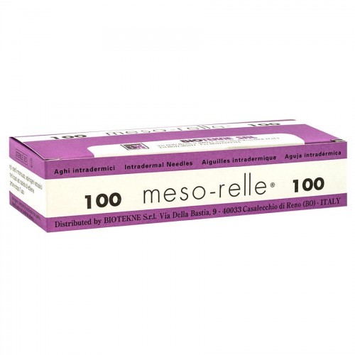Meso-relle Igły do mezoterapii 30G (0,30 x 12mm) 10szt 09-0137