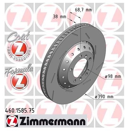 Zimmermann Tarcza hamulcowa 460.1585.75