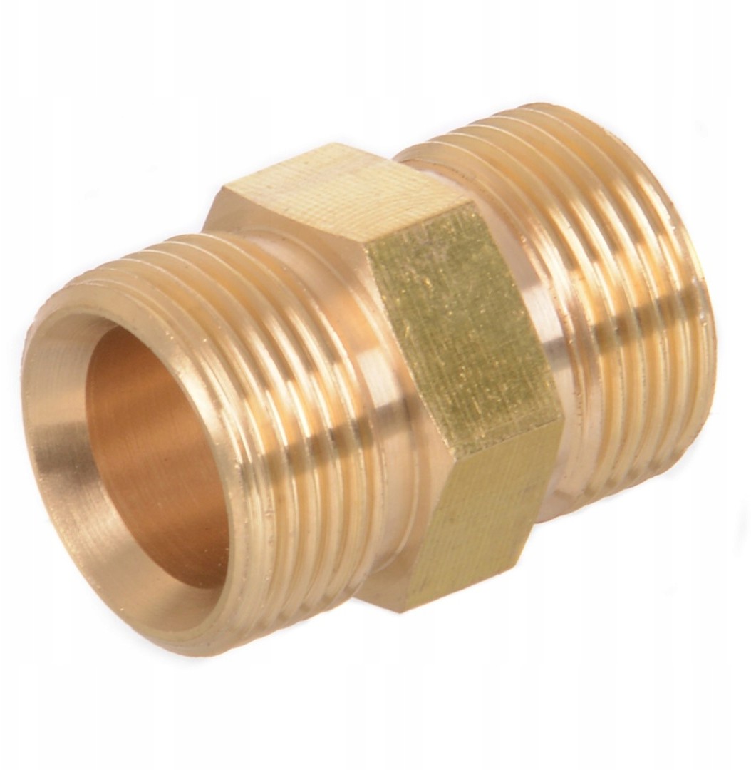 Złączka węża Fi 15mm nypel połączeniowy gwint M22