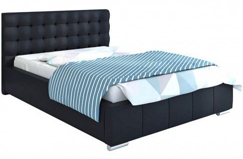 Pikowane łóżko z zagłówkiem 160x200 Elber 3X