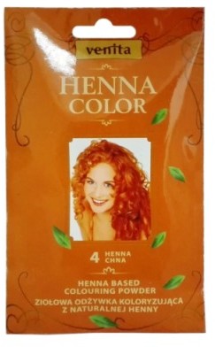 Venita Henna Color henna w proszku do farbowania włosów 4 Chna VEN-HEN-4CH