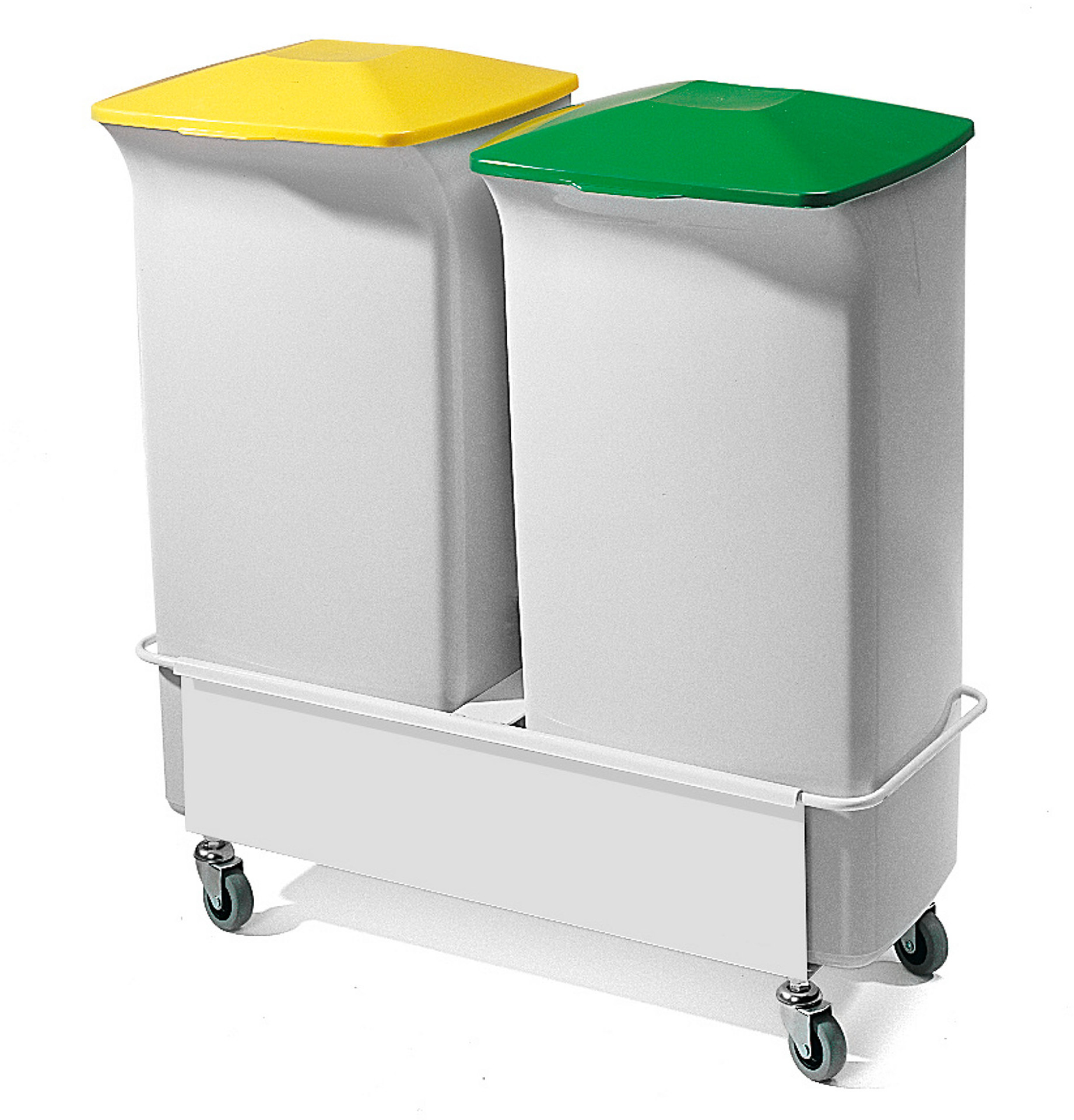 AJ Produkty Zestaw pojemników do sortowania odpadów, 2x40 L, 780x670x375 mm