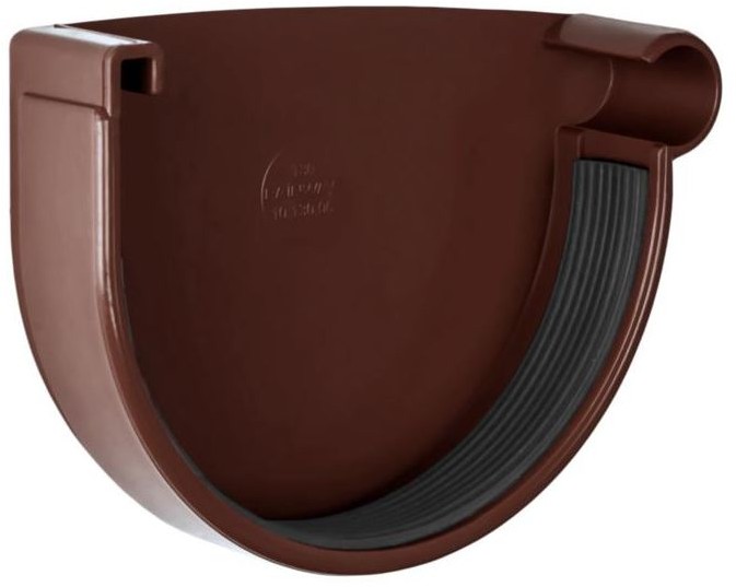 Denko rynny z uszczelnieniem 130 mm Prawe Brąz