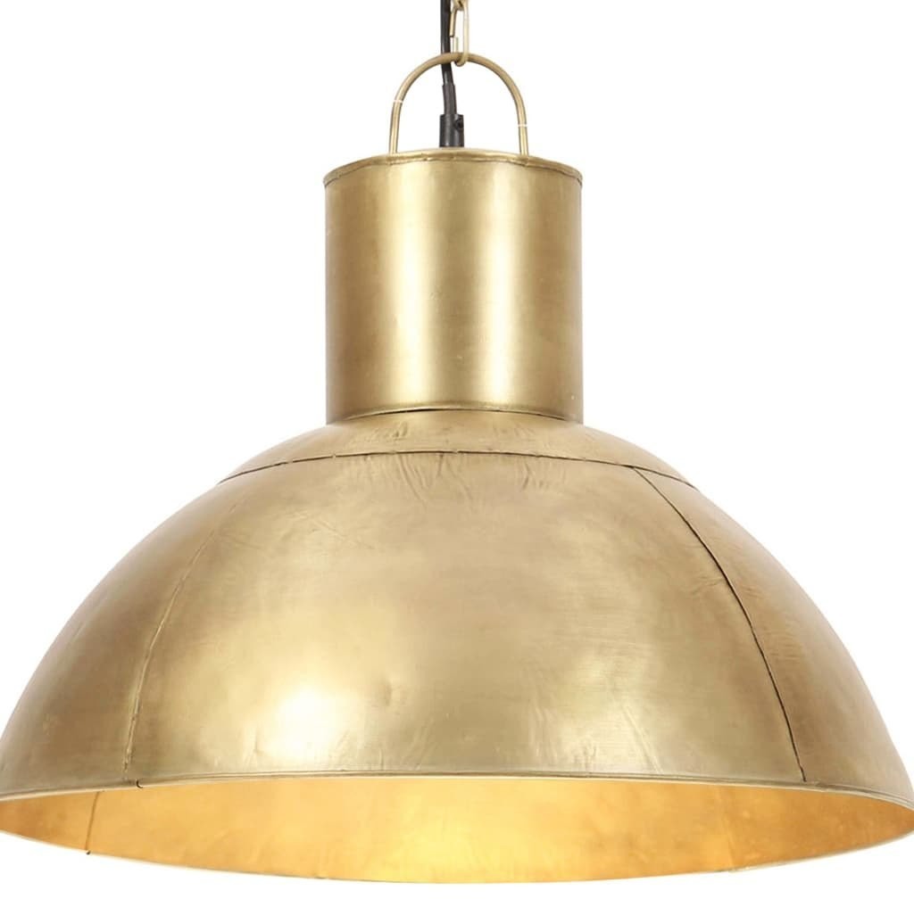 VidaXL Lampa wisząca, 25 W, kolor mosiądzu, okrągła, 48 cm, E27 320564