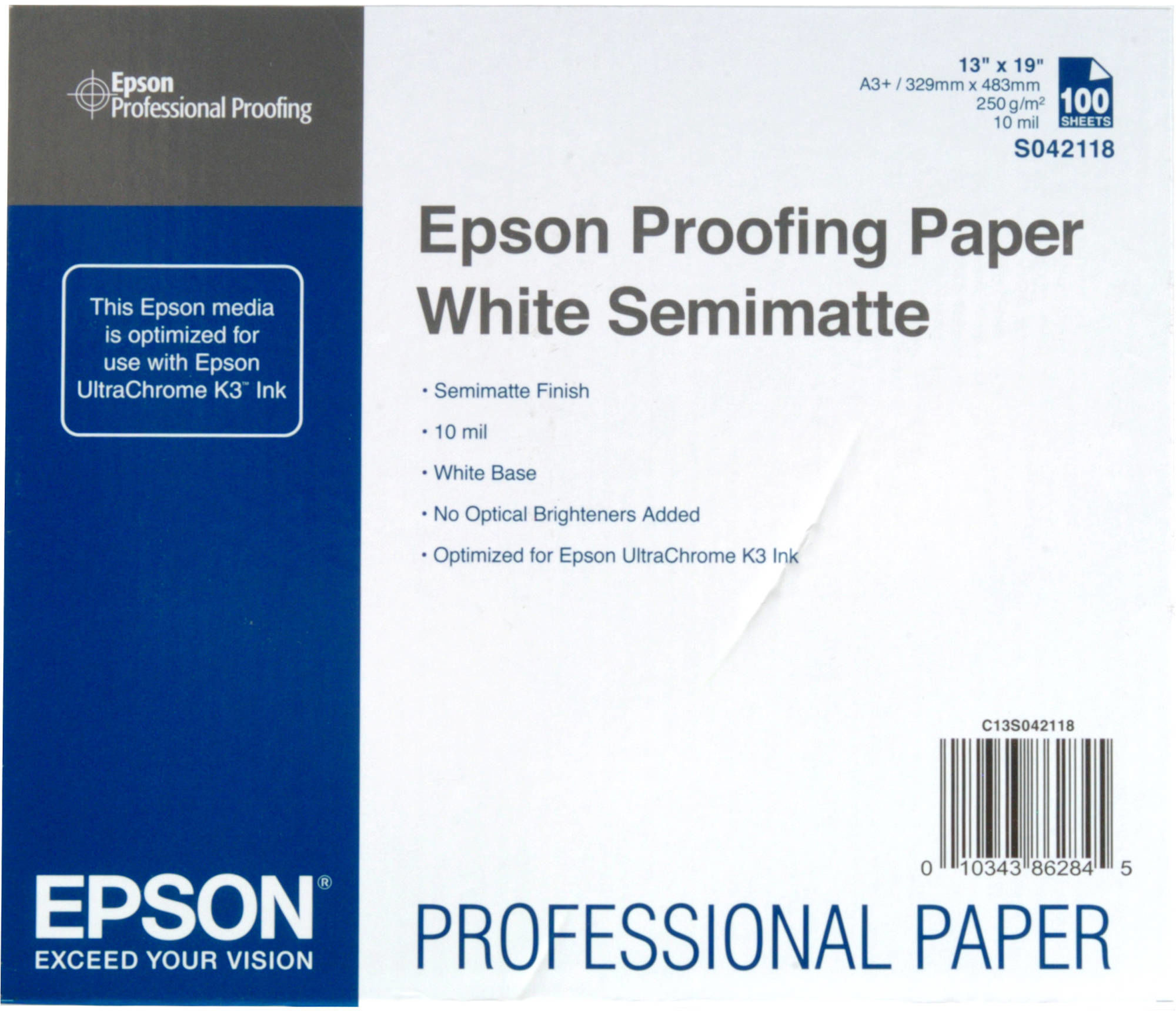 Zdjęcia - Papier Epson S042118 Proofing Paper White,  fotograficzny, półbłyszczący, b 