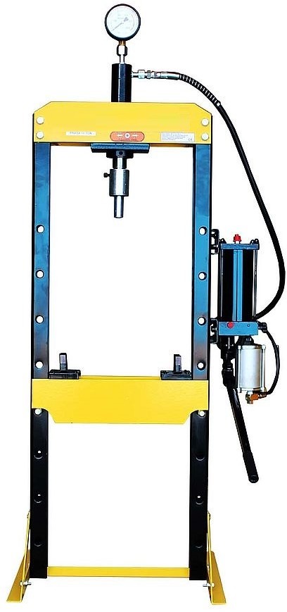 443 DOSTAWA GRATIS! 44358872 Prasa Hydrauliczna pneumatyka ruchomy tłok regulowany stół siła nacisku 10 T) 58872-uniw