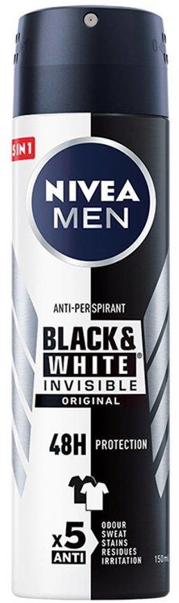 Nivea Men Black&White Invisible Original 150ml 92490-uniw