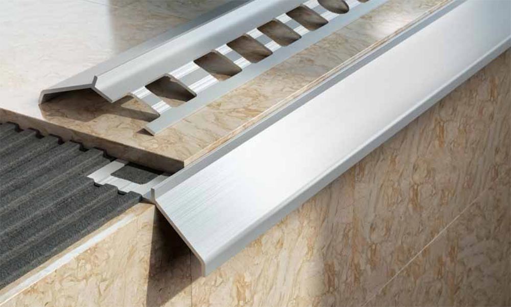 Emaga Profil aluminiowy balkonowy naturalny 34mm 2,5m - okapnik w kolorze naturalnym 9633