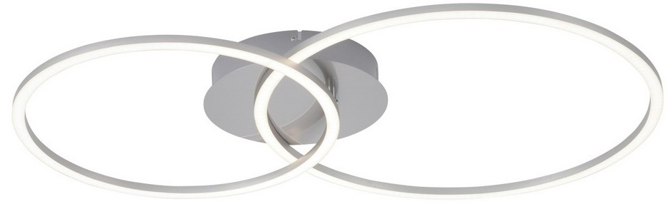 Leuchten Direkt 14537-55 - LED Plafon ściemnialny IVANKA LED/14W/230V+LED/12W