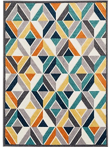 Benuta benuta in-& Outdoor-dywan Summer Multicolor 133 x 190 cm | nowoczesny dywan do pomieszczeń mieszkalnych i do sypialni 4053894763649