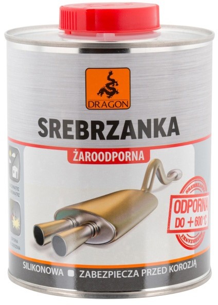Dragon Srebrzanka żaroodporna 0 75 l