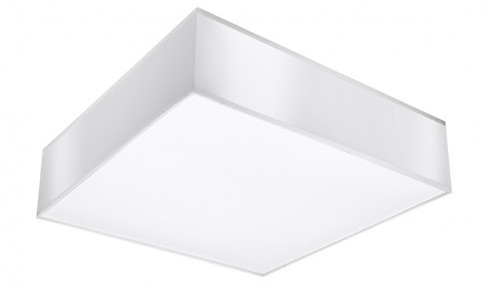 Biały minimalistyczny kwadratowy plafon - 3X EX508 P7-N51