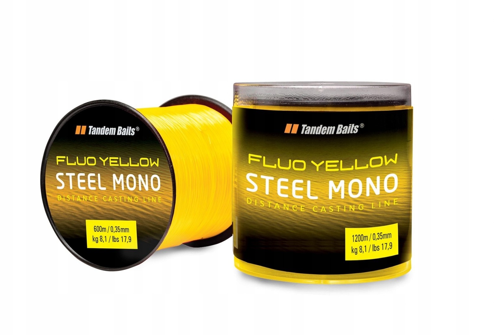 Tandem Baits Steel Mono Fluo żółta 1200m/0,30mm