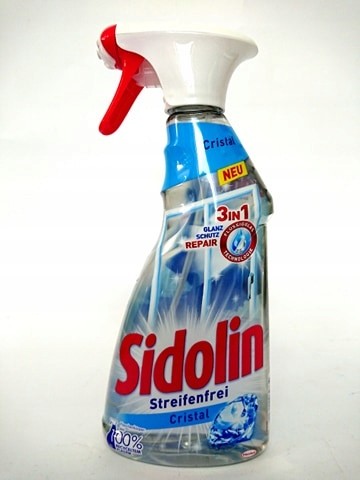 Sidolin Cristal Niemiecki Płyn Do Mycia Szyb De