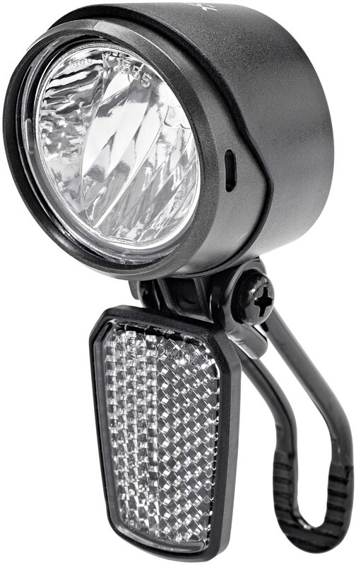 SPANNINGA X&O 30 XE Front Light E-Bike 6-36VDC, black 2020 Oświetlenie rowerowe - zestawy H676108