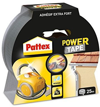 Pattex Taśma tkaniny Power Tape, (B) x 50 MM (L) 25 m, szary 1669214