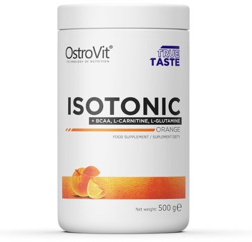 Ostrovit Izotonik BCAA L-karnityna L-glutamina Isotonic BCAA L-carnitine L-glutamine smak pomarańczowy 500 g