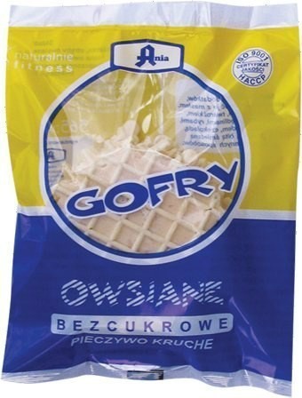 BioAnia BioAnia Gofry owsiane bez cukru 65 g ANI636