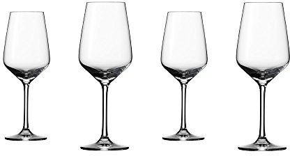 Vivo 19 5300 8111 Voice Basic zestawy szklanka szklanki kieliszek do czerwonego wina zestaw 4-częściowy, szkło, przezroczysty, 18.4 x 18.4 x 22.8 cm, 4 sztuk 19-5300-8122