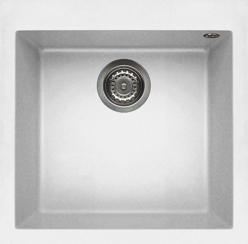 Elleci Zlewozmywak QUADRA 102 bianco G68 GRANITEK LGQ10268