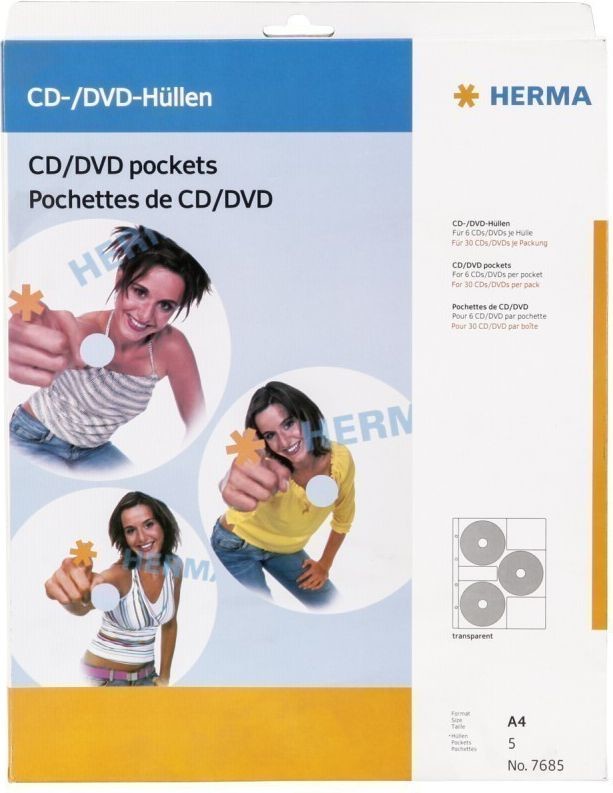 Hama Herma CD/DVD pockets 7685 - 7685