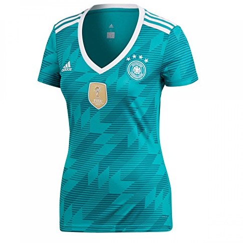 Adidas Damskie DFB Away Jersey 2018 trykot, zielony, m BR3149