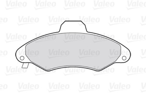 VALEO Zestaw klocków hamulcowych, hamulce tarczowe 301399