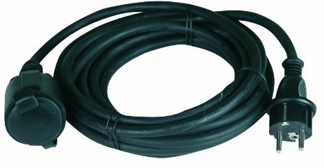 Unitec UNITEC 46453 guma H05RR-F 3G1,5 mm, 5 m, czarny 46453