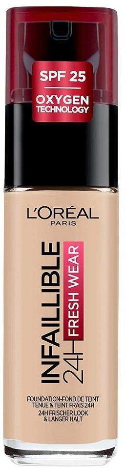 Fresh L'Oreal Paris Infallible 24H Wear Foundation długotrwały podkład do twarzy 130 Beige Peau 30ml 95591-uniw