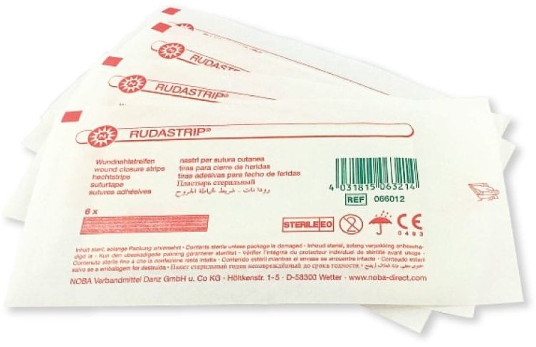 ZARYS ZARYS RUDASTRIP-13mm x 100mm 6szt x 50szt. Paski do bezurazowego zamykania ran TOW005709