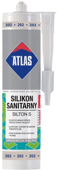 Atlas Silikon 202 popielaty 280 ml W-SI001-B0202-AT1A