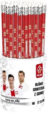 Astra Ołówek trójkątny HB, PZPN, 1szt,