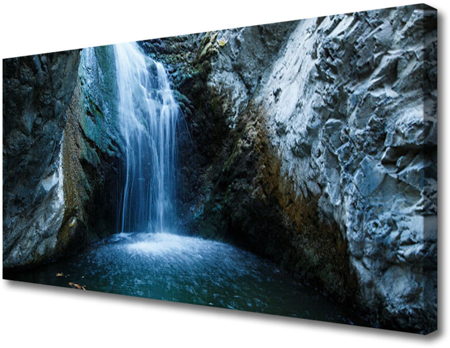 PL Tulup Obraz na Płótnie Wodospad Natura 120x60cm