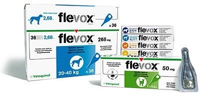 vetoquinol Flevox pies XL 40-60kg) 402mg 1 pipeta