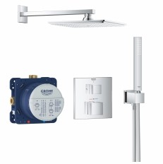 Grohe 34741000 GROHTHERM CUBE PODTYNKOWY ZESTAW PRYSZNICOWY Z DESZCZOWNICĄ RAINSHOWER ALLURE 230