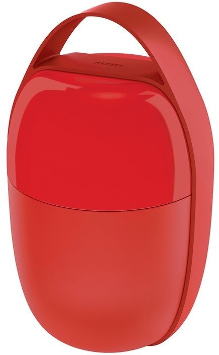 A di ALESSI Alessi FOOD A PORTER Lunchbox - Pojemnik na Lunch - Czerwony SA03 R