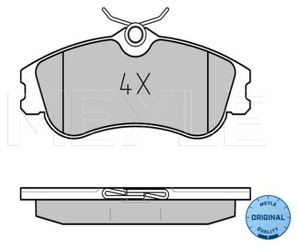 Wulf Gaertner Autoparts Zestaw klocków hamulcowych, hamulce tarczowe Wulf Gaertner Autoparts 025 233 4619