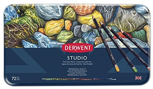 Derwent Studio komplet kredek ołówkowych w metalowym pudełku 32201