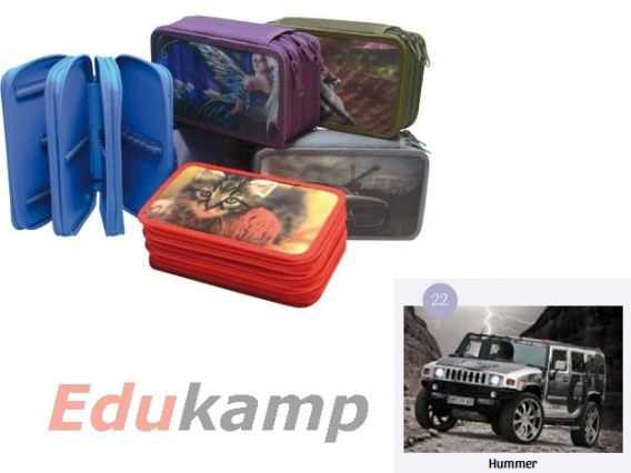 Kalnex Piórnik 3-zamki TX Hummer nr 22 PN091KAL