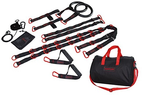 Tunturi Cross Fit Trainer schingen Trainer, czarno-czerwony, One Size 14TUSCF001