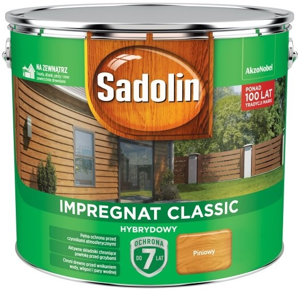 Sadolin Impregnat do drewna Hybrydowy piniowy 9 l 5327517