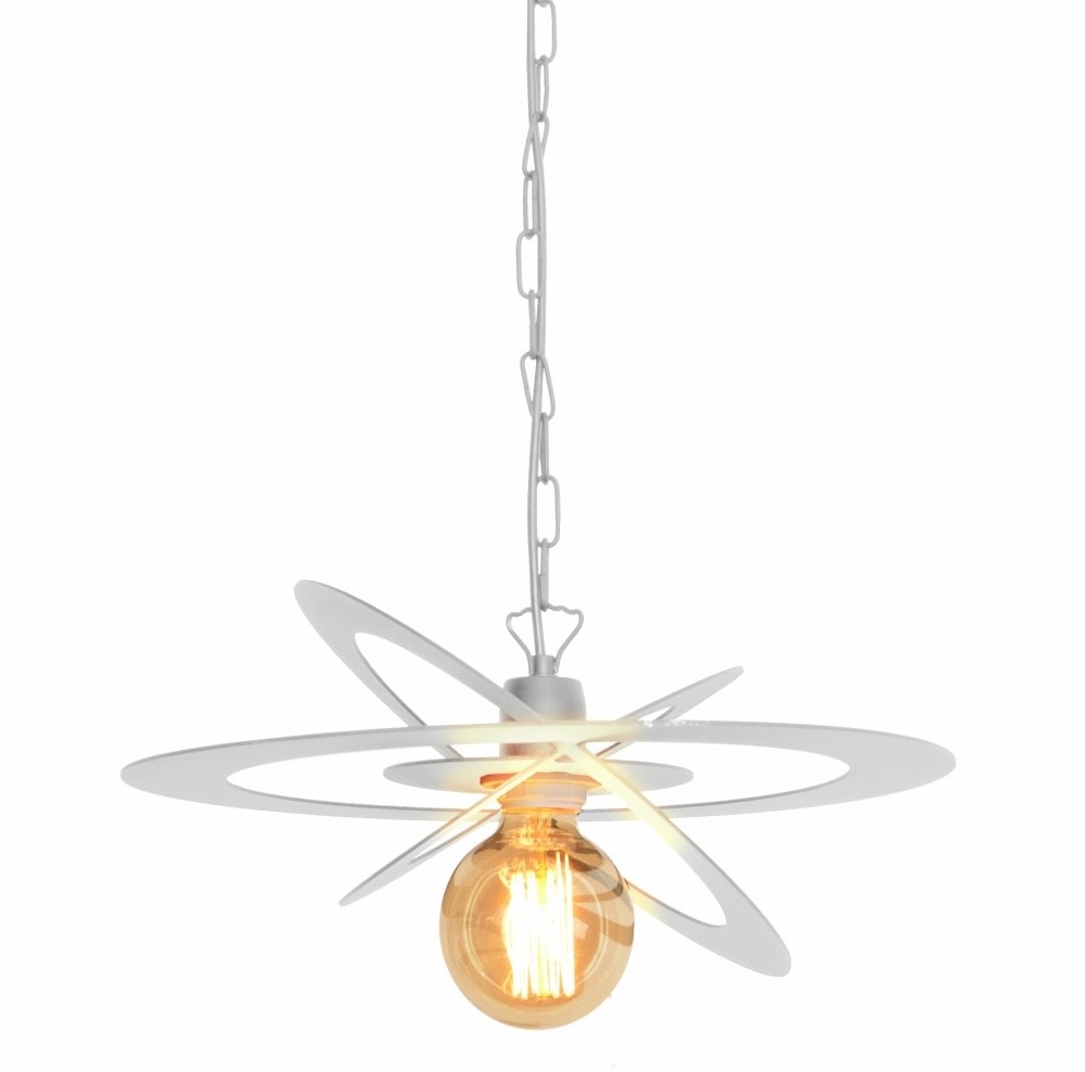Helam Żyrandol na łańcuchu STAR 1xE27/60W/230V biały