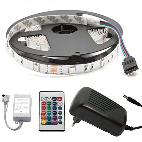 PASKI SeKi RGBW LED zestaw (RGBW sterownik, zasilacz) ciepła biel 312346