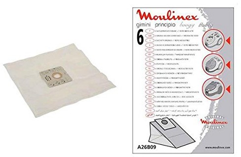 MOULINEX Rowenta A26B09 zestaw filtrów do odkurzacza do modeli Boogy/Gimini/Principio A26B09